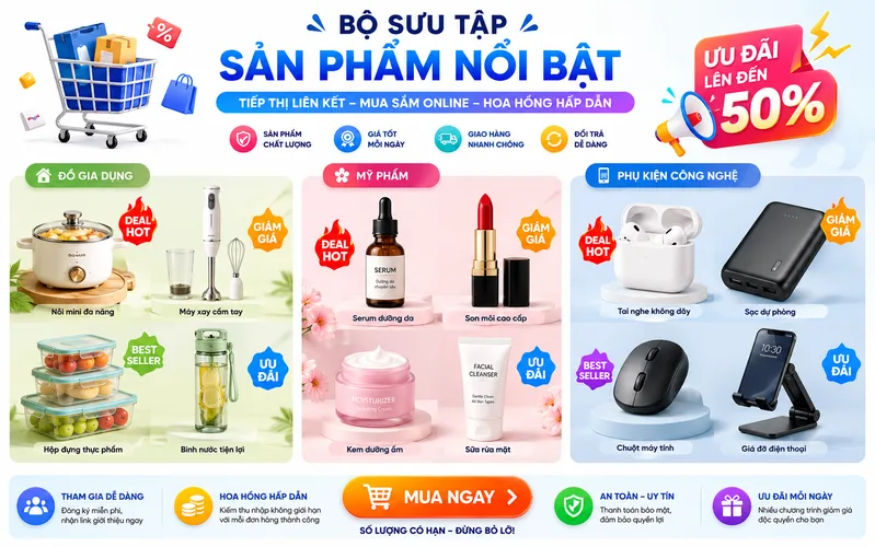 Các dạng nội dung như gợi ý đồ nên mua, review sản phẩm bình dân và so sánh lựa chọn thường dễ tạo đơn cho người mới.