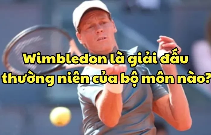 Wimbledon là giải đấu thường niên của bộ môn nào?