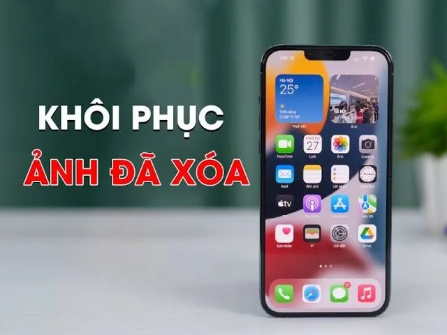 cách khôi phục ảnh đã xoá trên iPhone