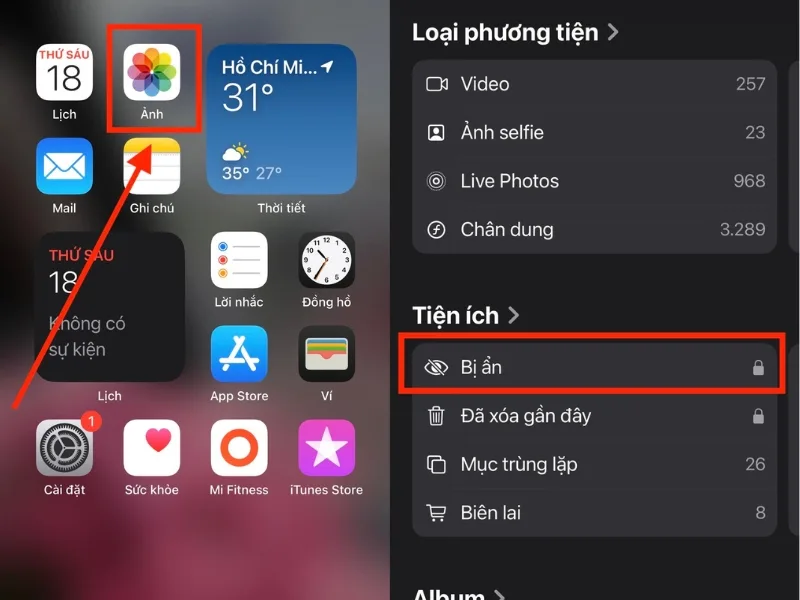 cách khôi phục ảnh đã xoá trên iPhone